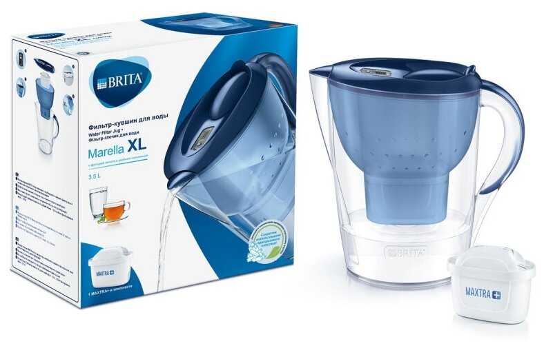 Фильтр кувшин для воды BRITA Marella XL (3,5л) фотография 1