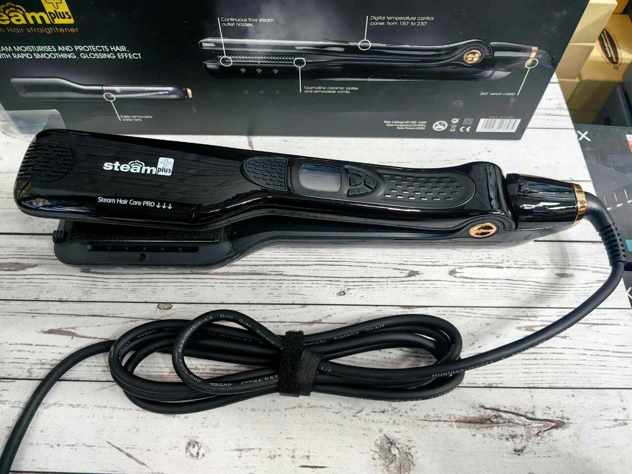 Выпрямитель/утюжок для завивки/укладки волос Steam Plus фотография 10