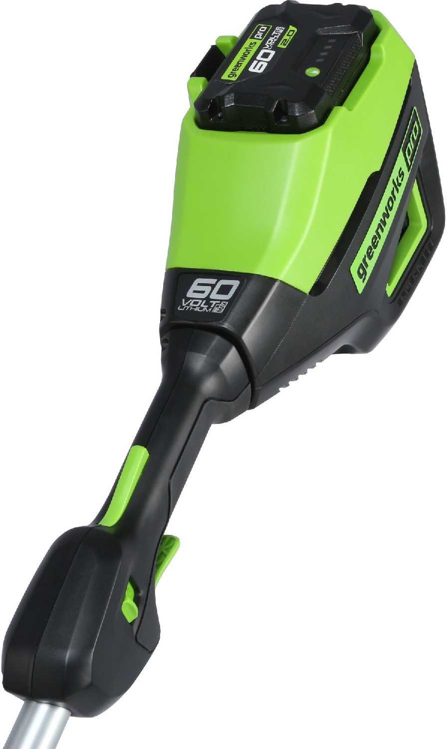 Триммер Greenworks GD60LTK4, 60V, бесщеточный, с АКБ 4Ач и ЗУ фотография 18