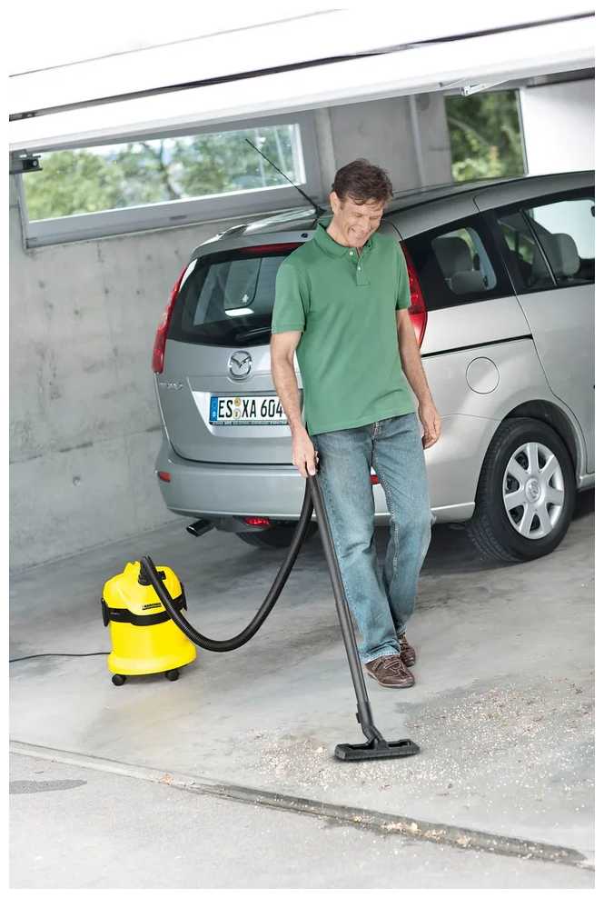 Пылесос промышленный KARCHER WD 2 (1000 Вт) фотография 7