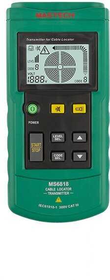 Кабельный локатор/детектор скрытой проводки MASTECH MS-6818 фотография 2