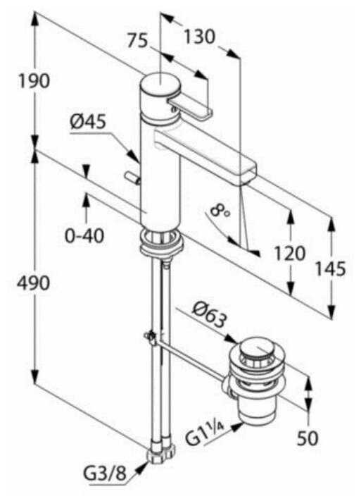 Смеситель Kludi 38264 0575 фотография 1