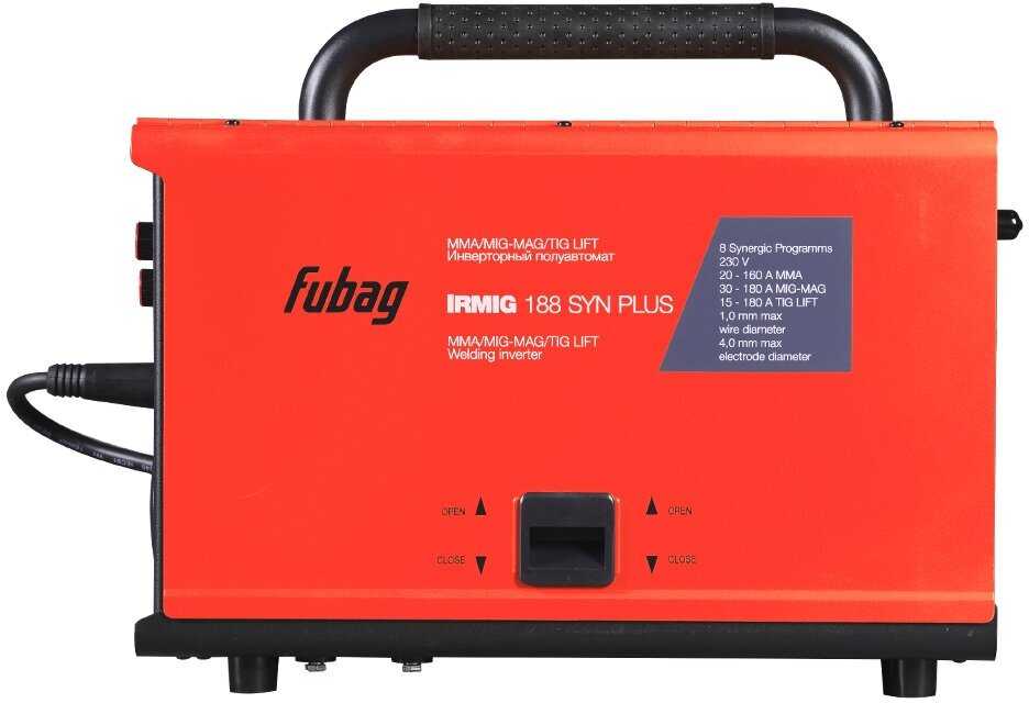 Сварочный полуавтомат Fubag IRMIG 188 SYN PLUS (FB 250 3m) фотография 10