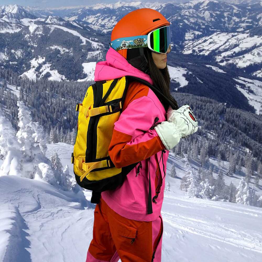 Маска для сноуборда, горных лыж BroStuff powder yeti фотография 32