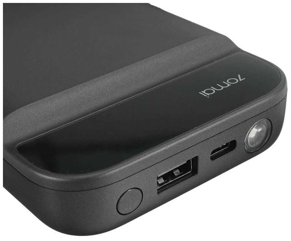 Портативное пуско-зарядное устройство Xiaomi 70mai Jump Starter 11100mAh 600A PS01, Черный фотография 2