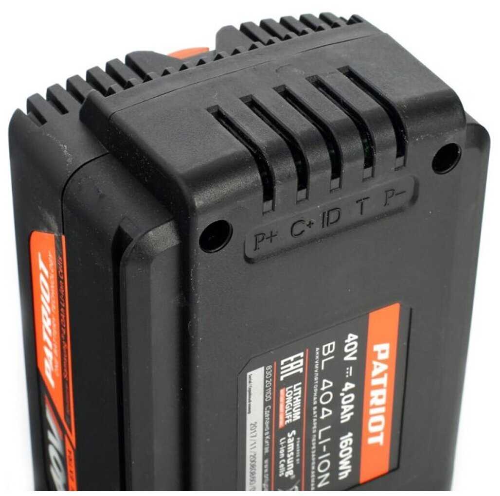 Аккумулятор PATRIOT BL404 (Li-Ion 40 В) фотография 3