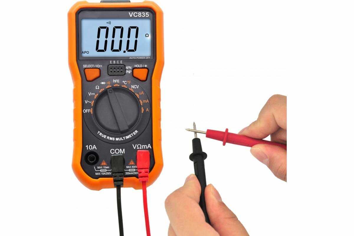 Автоматический цифровой мультиметр Вымпел VC835 (NM-5228) фотография 9