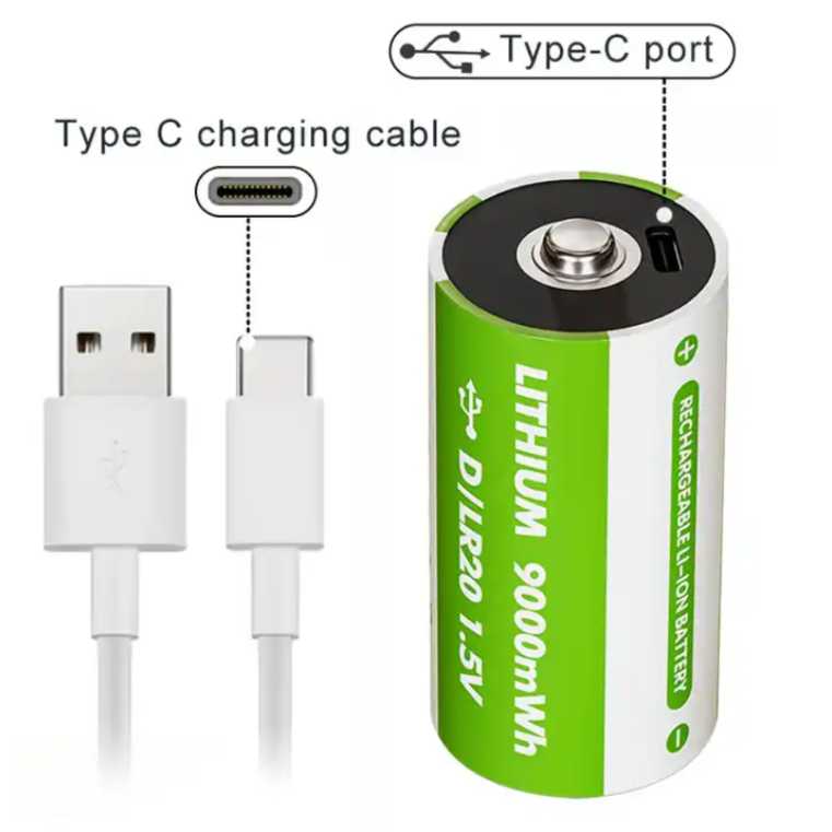 Аккумуляторные батарейки AAA 1,5V 600 mWh (2 шт.) фотография 20