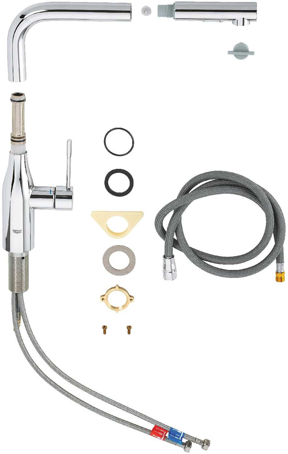 Смеситель для душа Grohe Essence 30270000, рычажный фотография 6