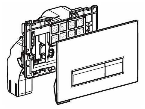 Кнопка смыва Geberit Sigma 40 (115.600.SI.1) фотография 10