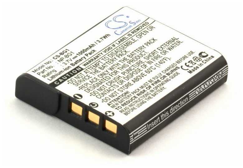 Аккумулятор Sony NP-BG1 фотография 5