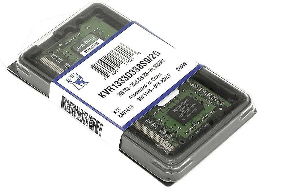 Оперативная память Kingston ValueRAM 2 ГБ DDR3 DIMM CL9 (KVR1333D3N9/2G) фотография 13