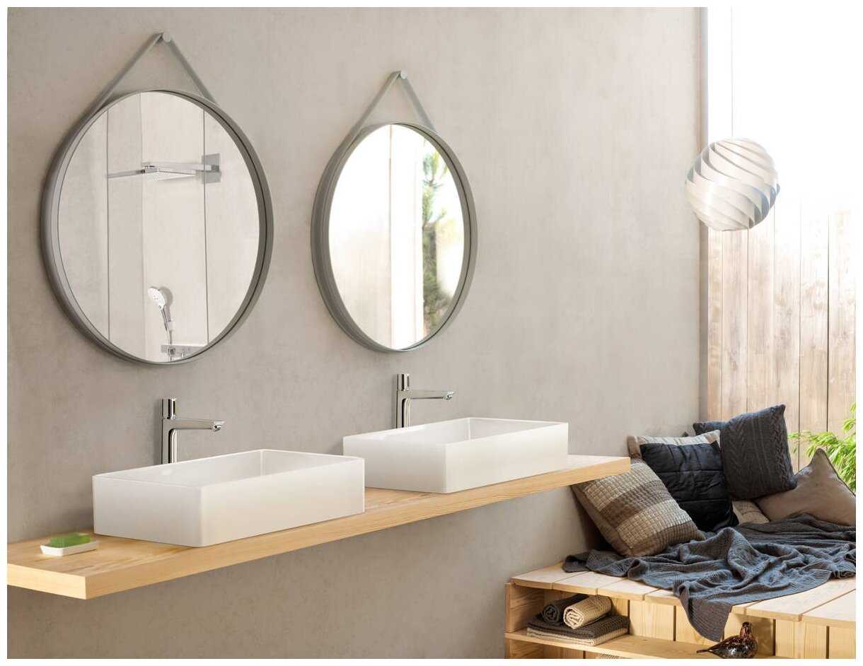 Смеситель для раковины (умывальника) hansgrohe Talis Select E 71753000, нажимной фотография 3