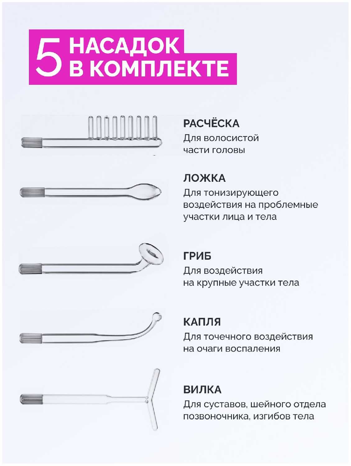 Аппарат дарсонваль GESS DARS фотография 4