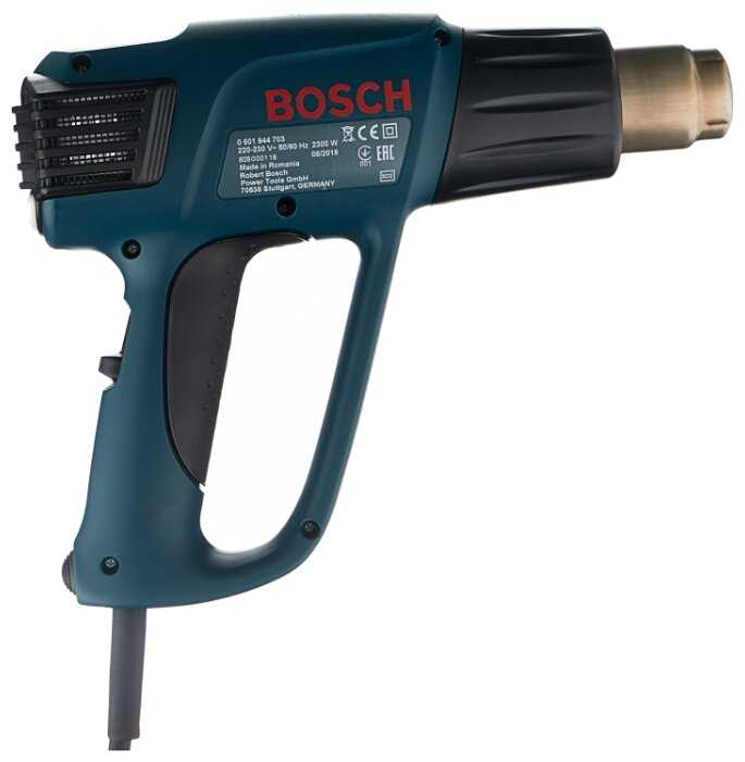 Профессиональный строительный фен BOSCH GHG 660 LCD Professional nozzle x5 Case фотография 3