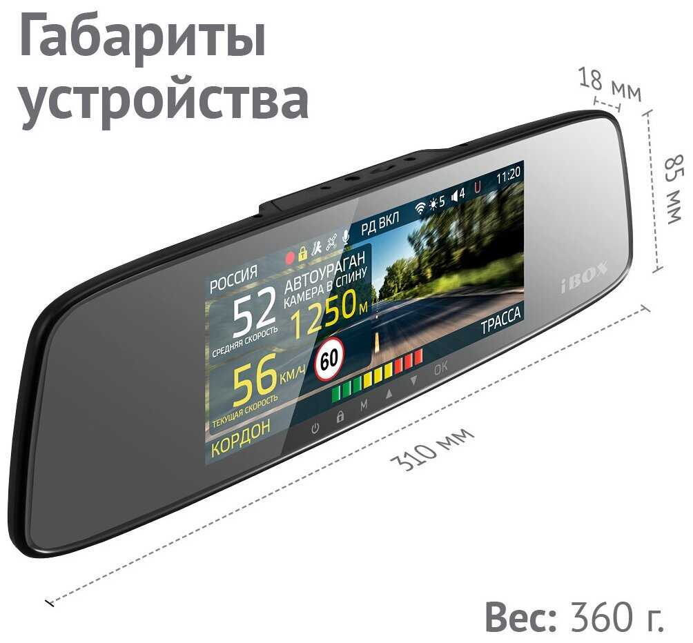 Видеорегистратор iBOX Range LaserVision WiFi Signature Dual (GPS) фотография 14