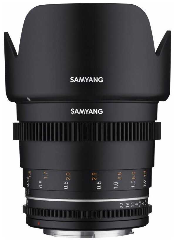 Объектив Samyang MF 50mm T1.5 VDSLR MK2 Canon RF