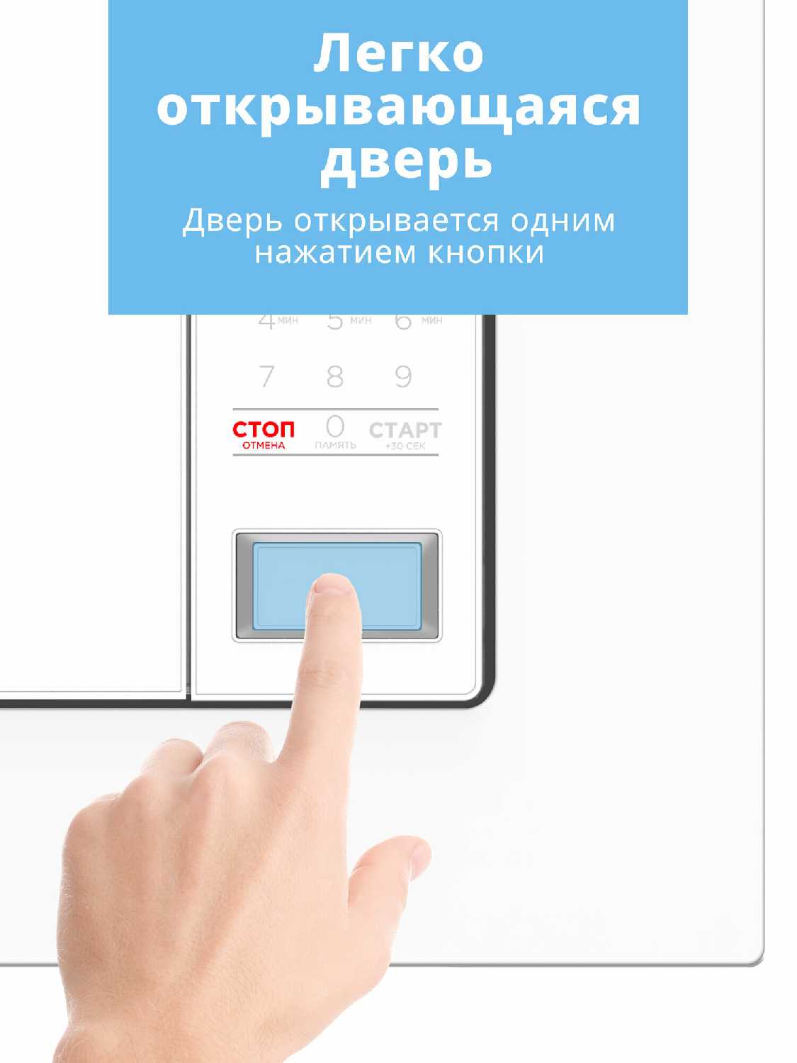 Встраиваемая микроволновая печь Comfee CBM2010W фотография 4