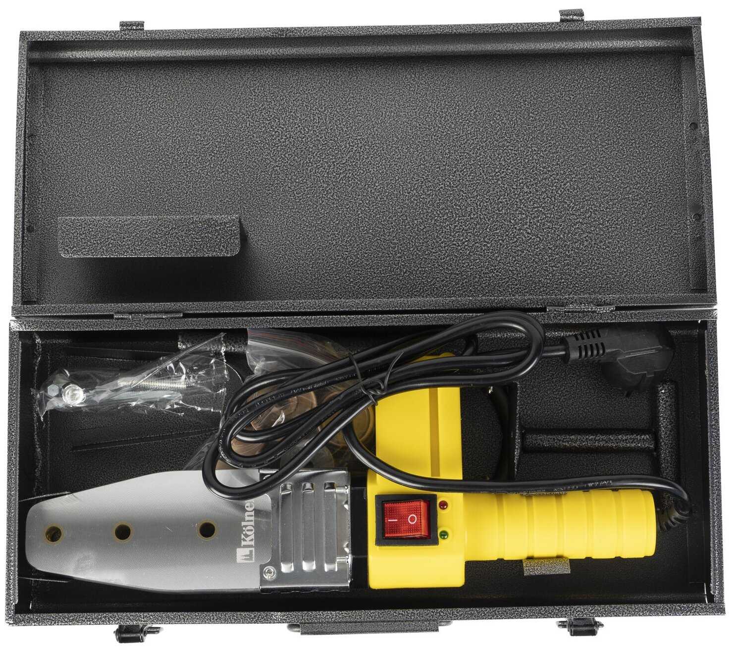 Аппарат для сварки пластиковых труб KOLNER KPWM 950C фотография 1