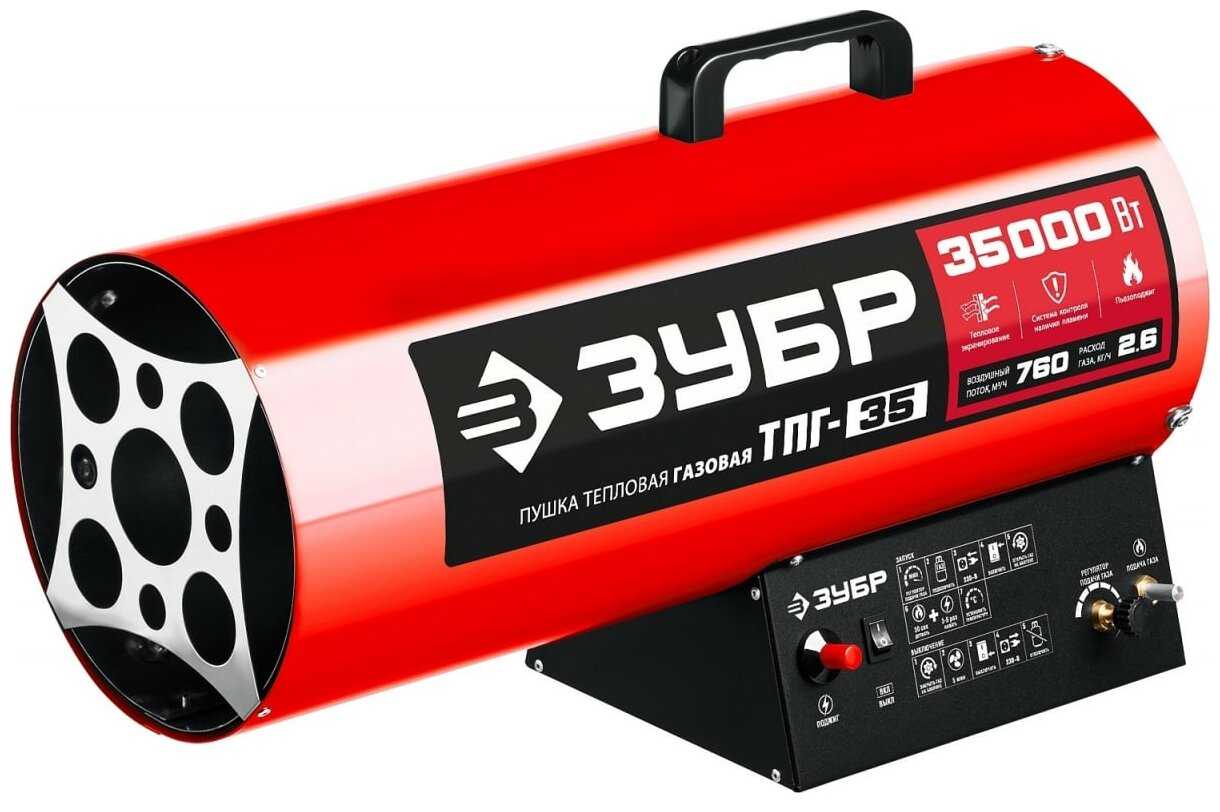 Газовая тепловая пушка ЗУБР ТПГ-35