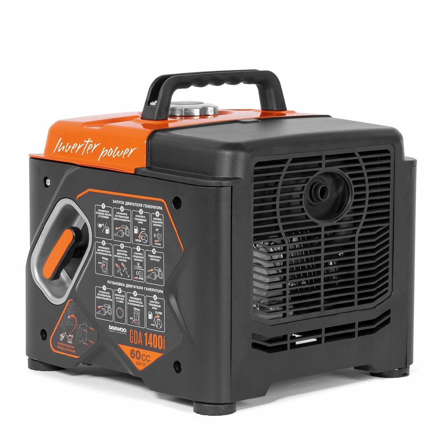 Бензиновый генератор Daewoo Power Products GDA 1400i фотография 2