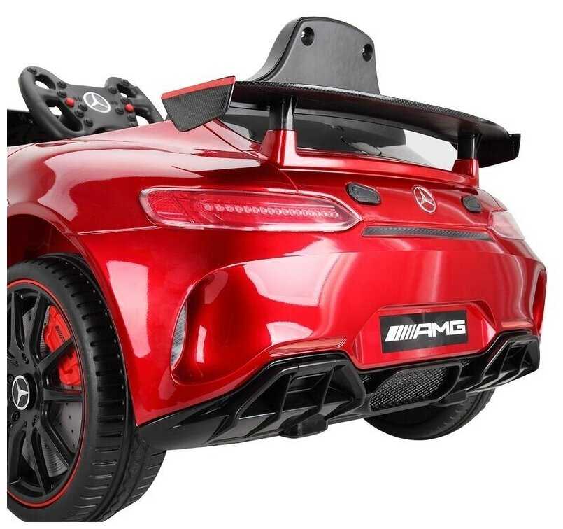 Детский электромобиль Hollicy Mercedes GT4 AMG Carbon Red 12V - SX1918S-RED-PAINT (SX1918S-RED-PAINT) фотография 8
