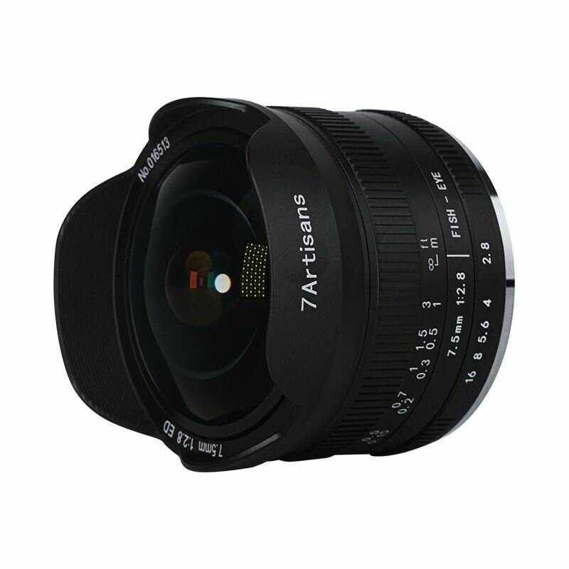 Объектив 7artisans Photoelectric 7.5mm F2.8 II (для Fujifilm XF) фотография 1