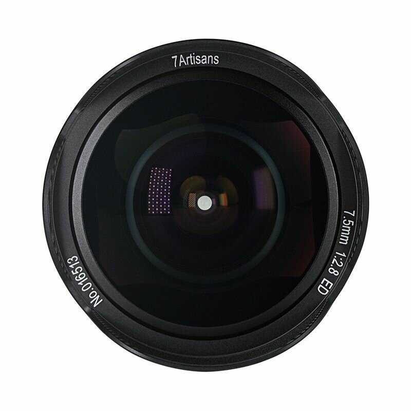 Объектив 7artisans Photoelectric 7.5mm F2.8 II (для Fujifilm XF) фотография 2