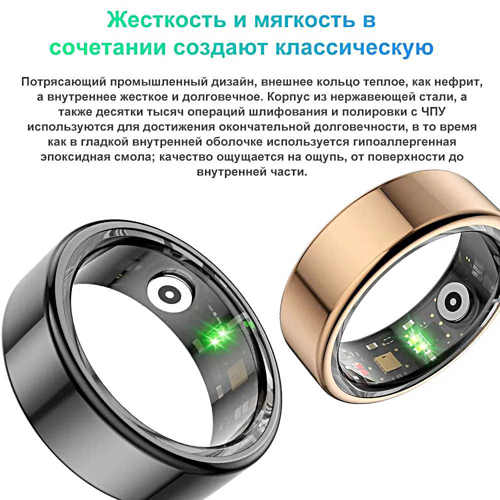 Умное смарт кольцо Фитнес кольцо фотография 3