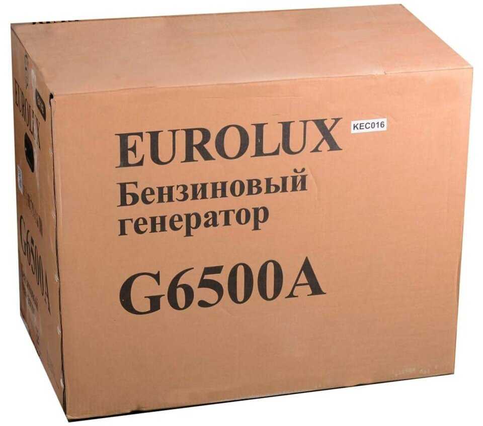 Бензиновый генератор Eurolux G6500A фотография 6