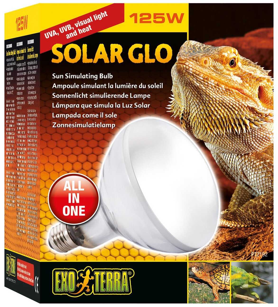 Лампа лампа газоразрядная Exo Terra Solar Glo (PT2192), 125 Вт