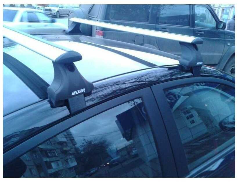 Багажник на крышу Atlant, 8824+7002+7254, крыловидные дуги 1,26м на Хонда Цивик 8 седан 2005-2011, арт:213196 фотография 1