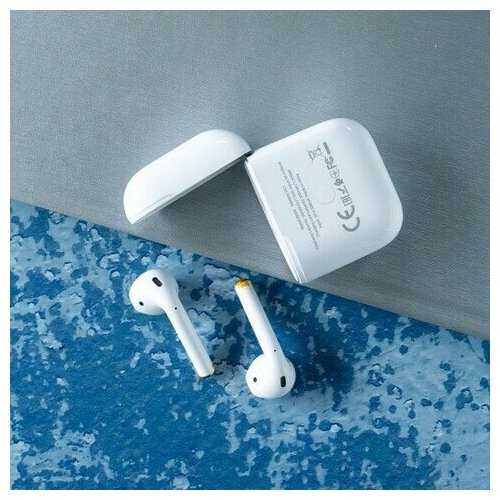 Наушники HOCO EW06 True wireless BT headset, беспроводные, Bluetooth, 350 мАч, белый фотография 9