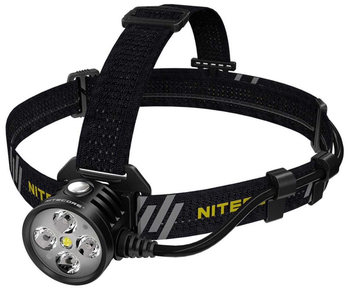 Налобный фонарь Nitecore HU60 CREE 4*XP-G3 S3+XHP35HDE2 , 1600 люмен, регулируемый фокус