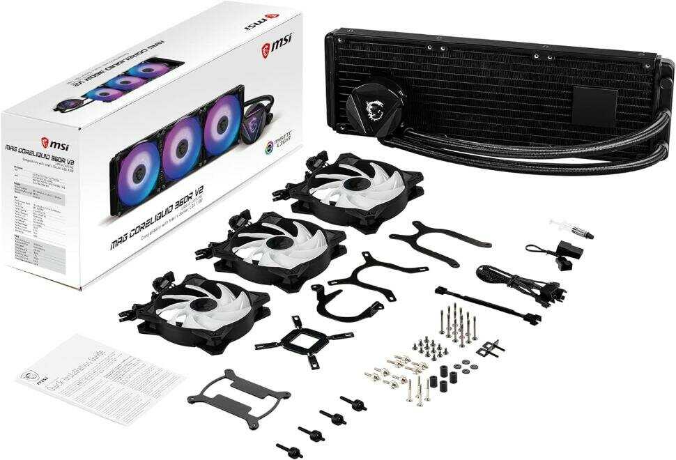 Кулер для процессора MSI CoreLiquid 360R V2 (MULTI SOCKET) фотография 16