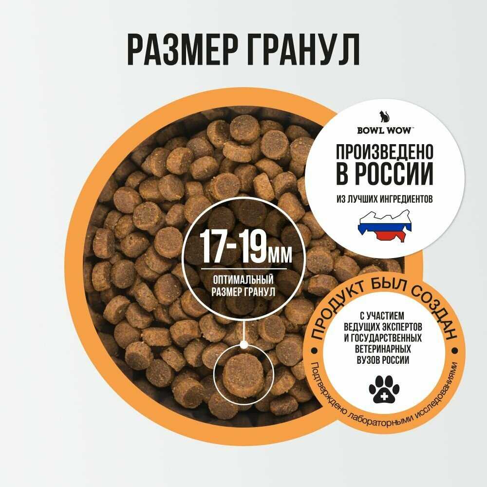 Корм для щенков средних пород собак с индейкой, рисом и клюквой 2 кг. фотография 4