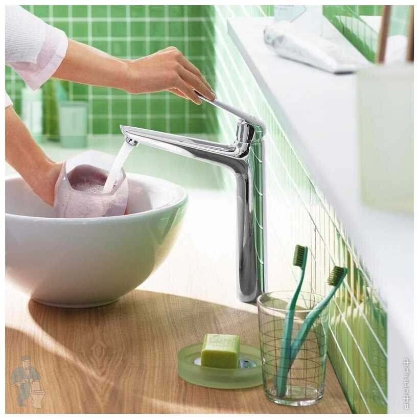 Смеситель для раковины (умывальника) hansgrohe Novus 71124000, рычажный фотография 3