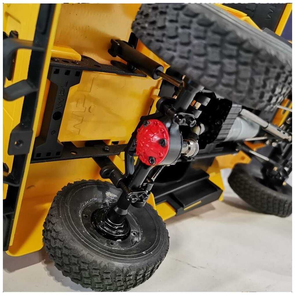 Радиоуправляемый внедорожник WPL Buggy Crawler RTR 4WD масштаб 1:16 2.4G - WPLC-34-Yellow фотография 5