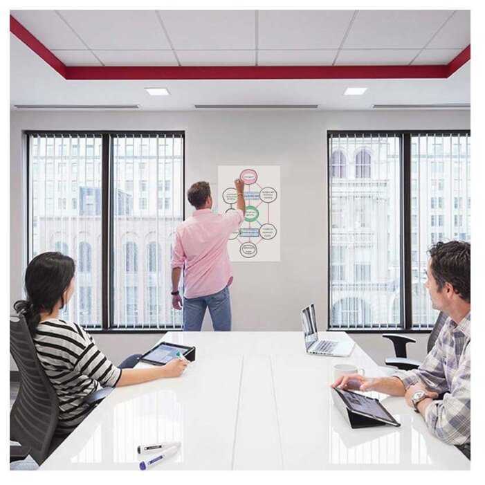 Самоклеящаяся пленка маркерная BRAUBERG 236470 45х100 см фотография 2