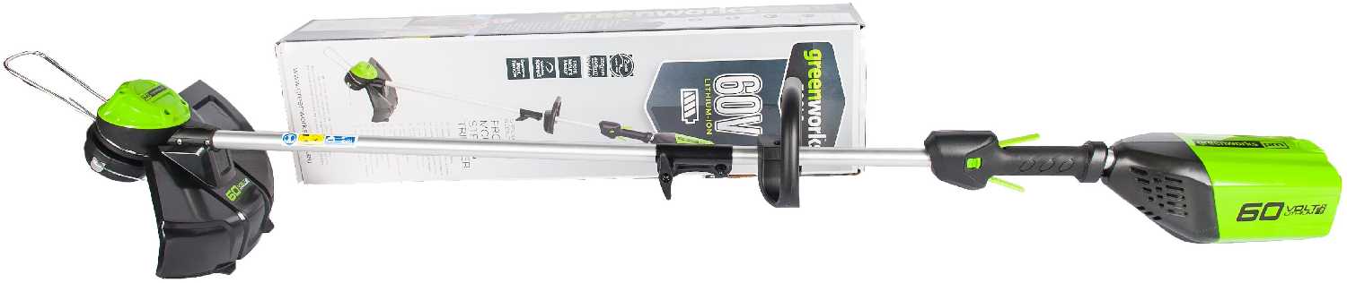 Триммер электрический Greenworks 60V 40cm GD60LT (2103207) фотография 14