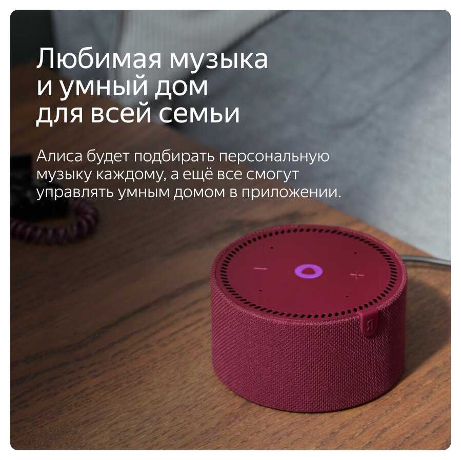 Портативная акустика Яндекс Новая Станция Мини фотография 18