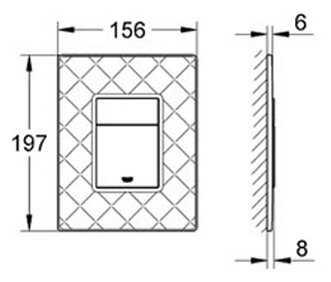 Кнопка смыва Grohe Skate Cosmopolitan 38913XR0 фотография 1
