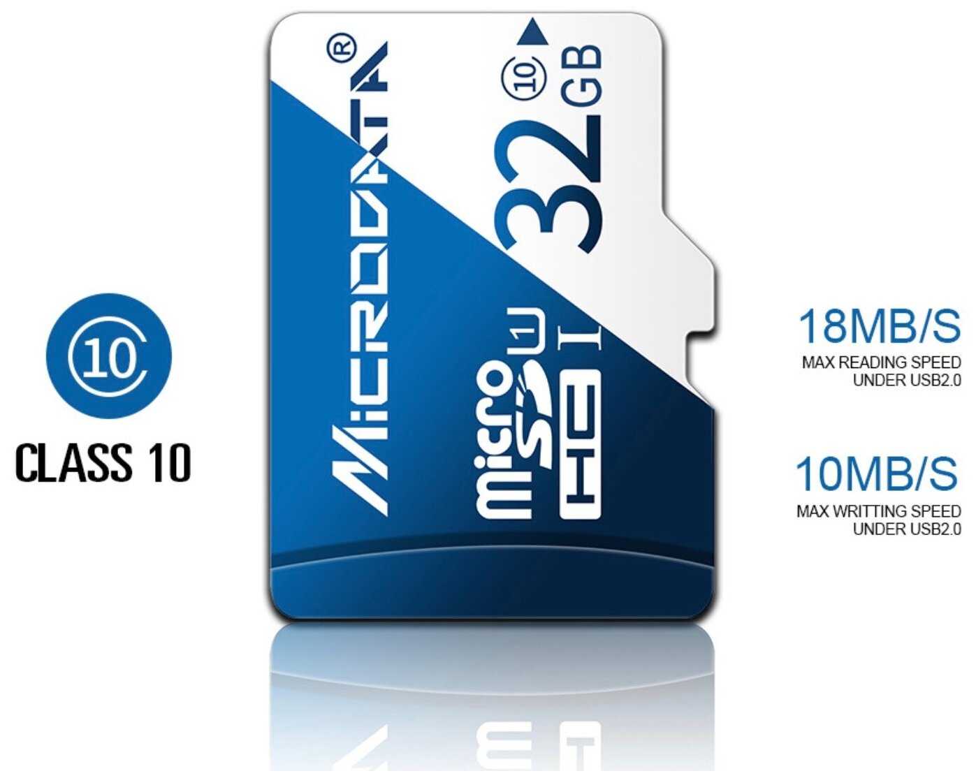 Карта памяти MyPads Microdata Micro SD (SDHC) 32GB Class 10 UHS-1 фотография 6