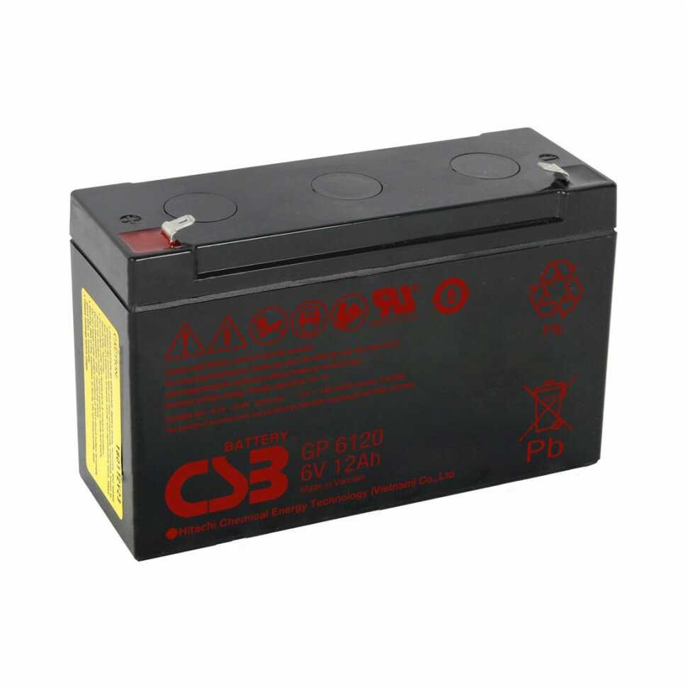 Аккумуляторная батарея CSB GP 6120 фотография 7