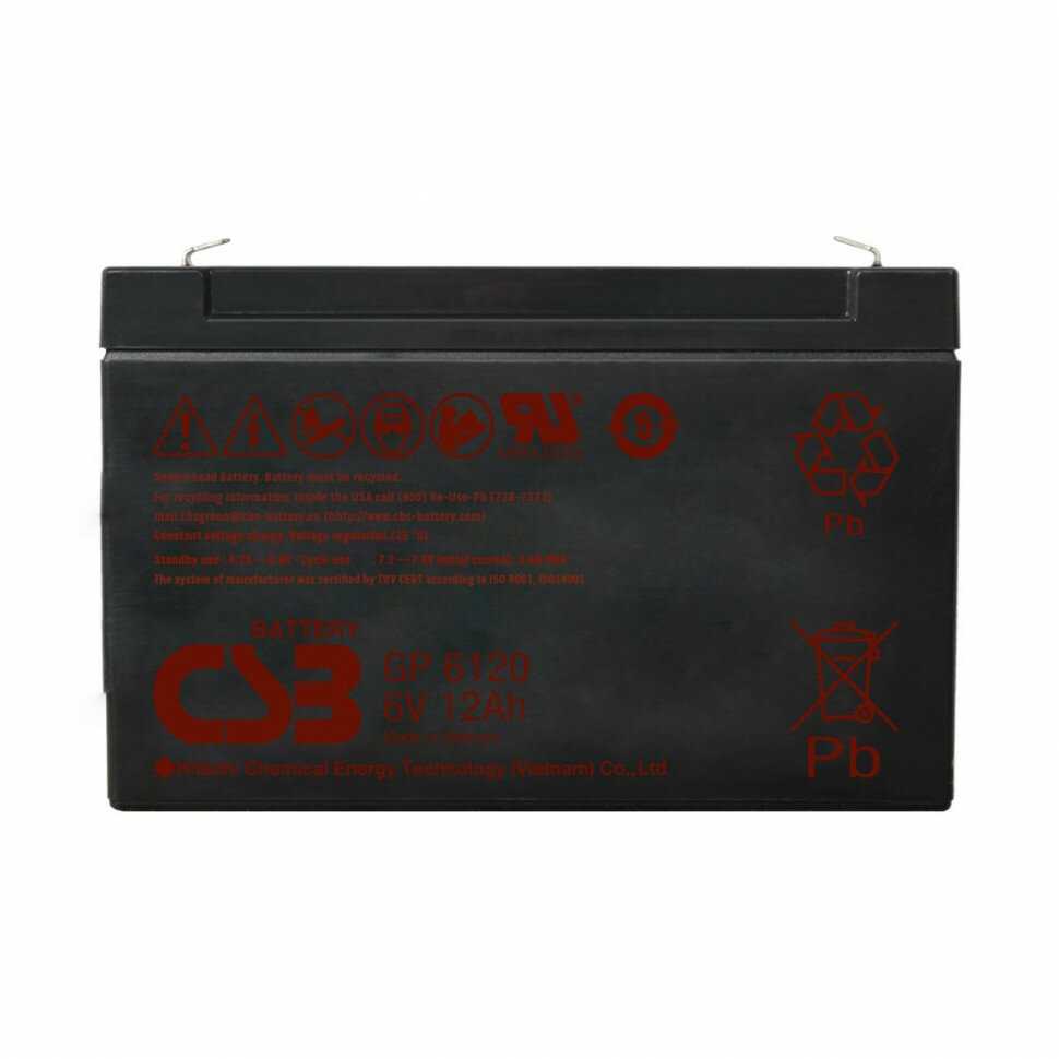 Аккумуляторная батарея CSB GP 6120 фотография 8