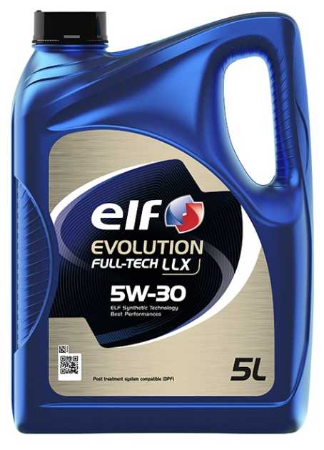 Синтетическое моторное масло ELF Evolution Full-Tech LLX 5W-30 фотография 1