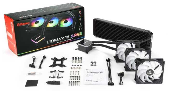 Система водяного охлаждения для процессора Enermax LiqMax III ARGB 360mm фотография 2