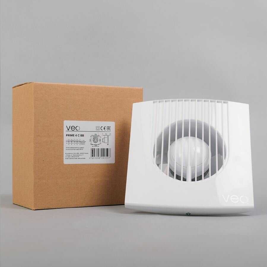 Вентилятор вытяжной VEO PRIME 5C BB (D 125 мм) фотография 15