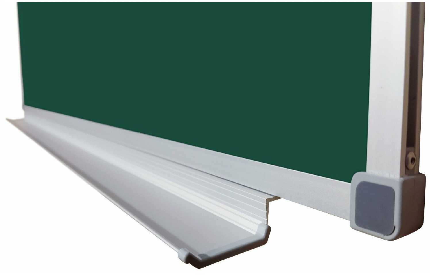 Доска магнитно-меловая BoardSYS, зеленая, с полочкой фотография 2