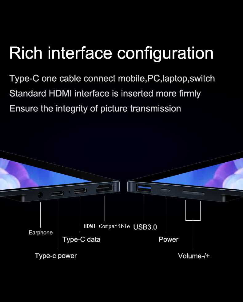 Портативный сенсорный монитор VCHANCE Портативный сенсорный монитор 4K OLED (VCHANCE) фотография 4